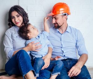 happy family helmet hard hat